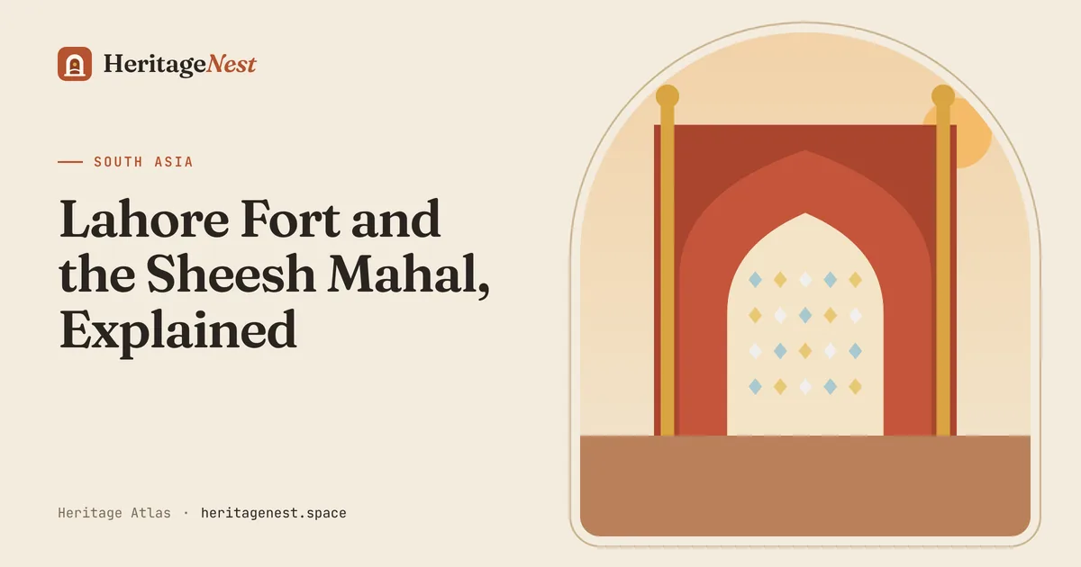 Lahore Fort and the Sheesh Mahal, explained